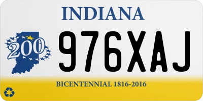 IN license plate 976XAJ