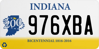 IN license plate 976XBA