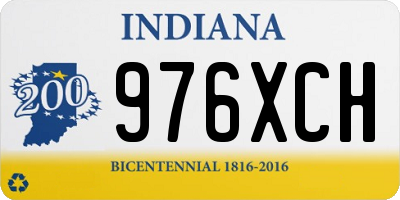 IN license plate 976XCH