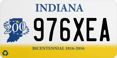IN license plate 976XEA