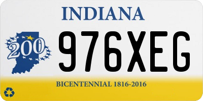 IN license plate 976XEG