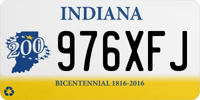 IN license plate 976XFJ