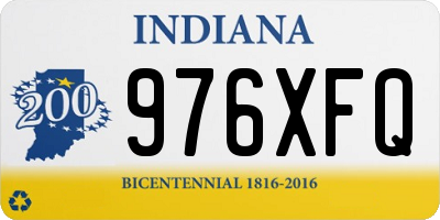 IN license plate 976XFQ