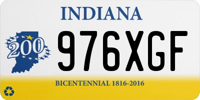 IN license plate 976XGF