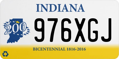 IN license plate 976XGJ