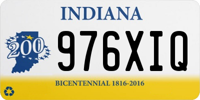 IN license plate 976XIQ