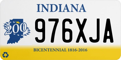 IN license plate 976XJA
