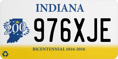 IN license plate 976XJE