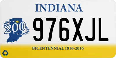 IN license plate 976XJL
