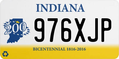 IN license plate 976XJP