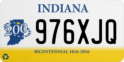 IN license plate 976XJQ