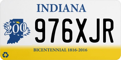 IN license plate 976XJR