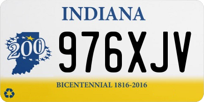 IN license plate 976XJV