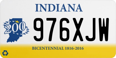 IN license plate 976XJW