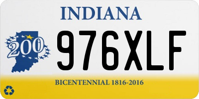 IN license plate 976XLF