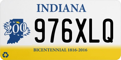 IN license plate 976XLQ