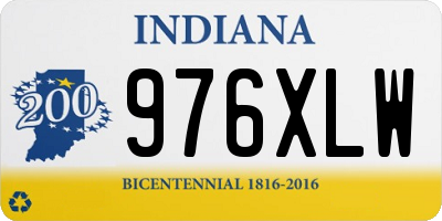 IN license plate 976XLW