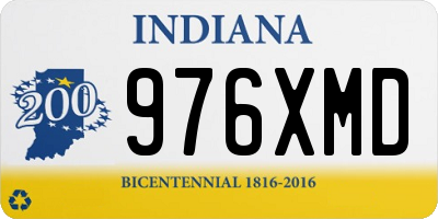IN license plate 976XMD