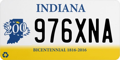 IN license plate 976XNA