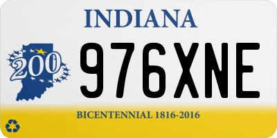 IN license plate 976XNE