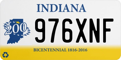 IN license plate 976XNF