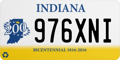 IN license plate 976XNI