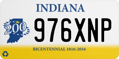 IN license plate 976XNP