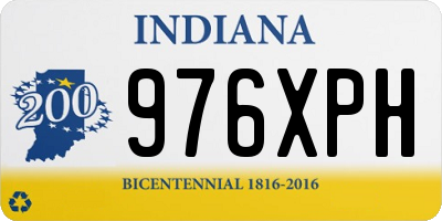 IN license plate 976XPH