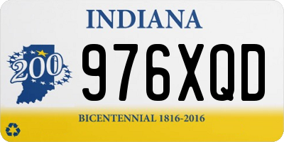IN license plate 976XQD