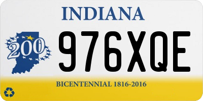 IN license plate 976XQE