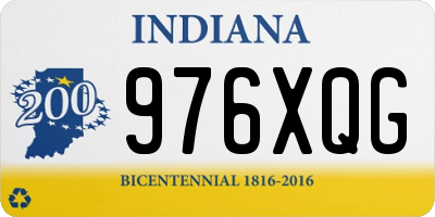 IN license plate 976XQG