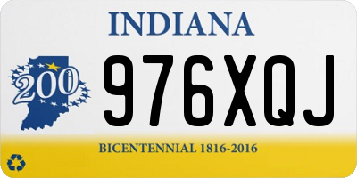 IN license plate 976XQJ