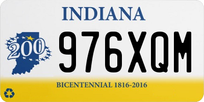 IN license plate 976XQM