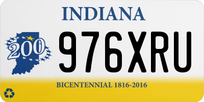 IN license plate 976XRU