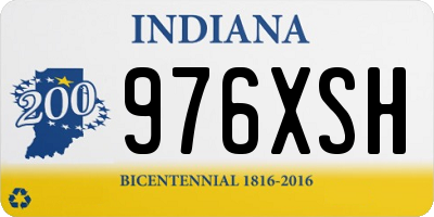 IN license plate 976XSH