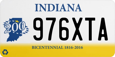 IN license plate 976XTA