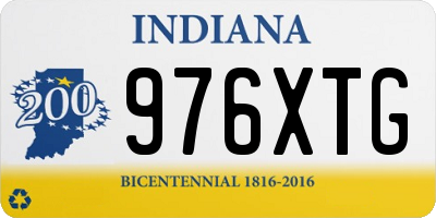 IN license plate 976XTG