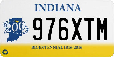 IN license plate 976XTM