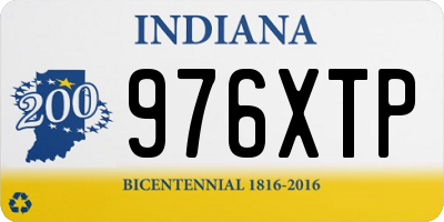 IN license plate 976XTP