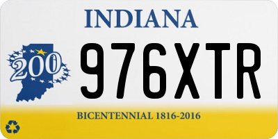 IN license plate 976XTR
