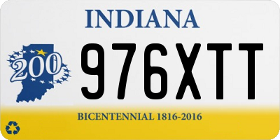 IN license plate 976XTT