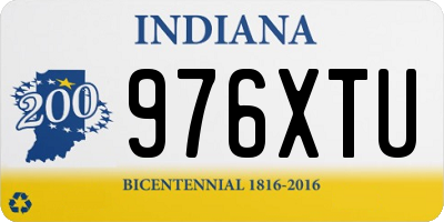 IN license plate 976XTU