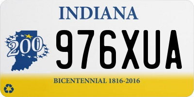 IN license plate 976XUA