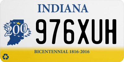 IN license plate 976XUH