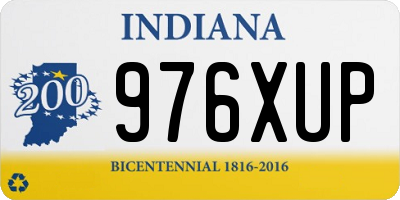 IN license plate 976XUP
