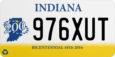 IN license plate 976XUT