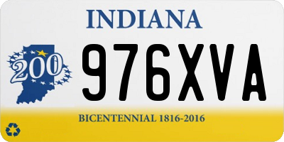 IN license plate 976XVA