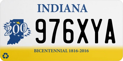IN license plate 976XYA