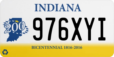 IN license plate 976XYI