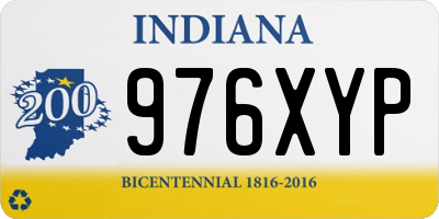 IN license plate 976XYP